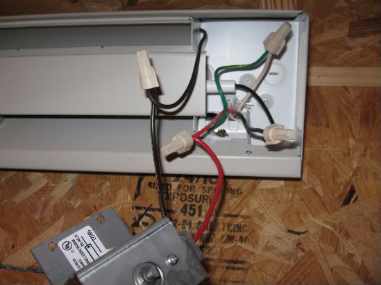 Baseboard heater for wiring How do